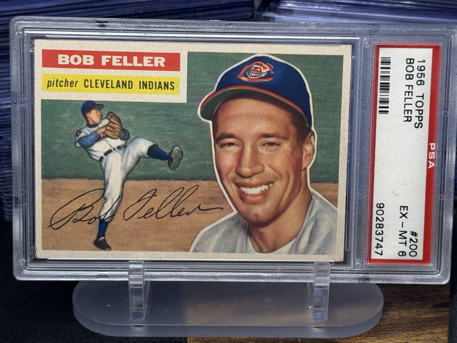 1956 Topps - Bob Feller #200