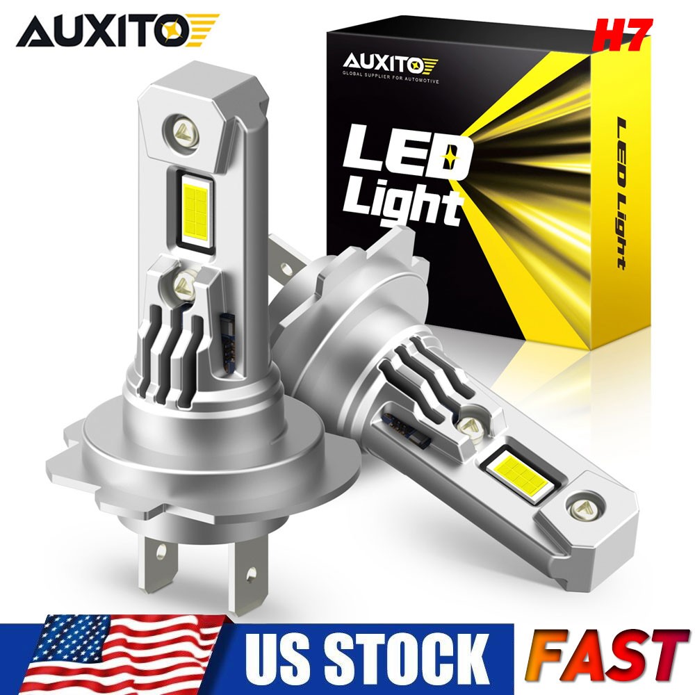 2/4x AUXITO H7 LED Headlight Bulbs HIGH LOW BEAM Super Bright 40000LM 90W CANBUS