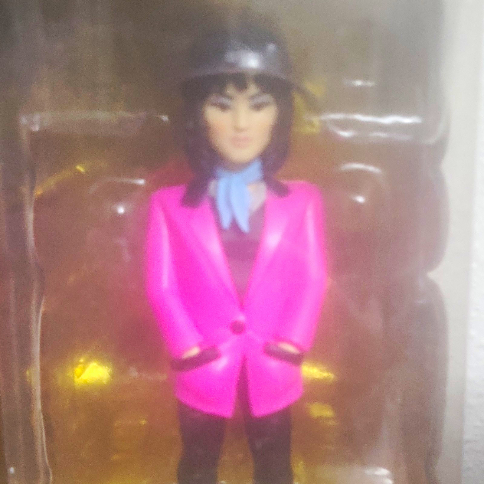 Vintage Joan Jett and the Blackhearts Music Figure Pink/Black Plastic