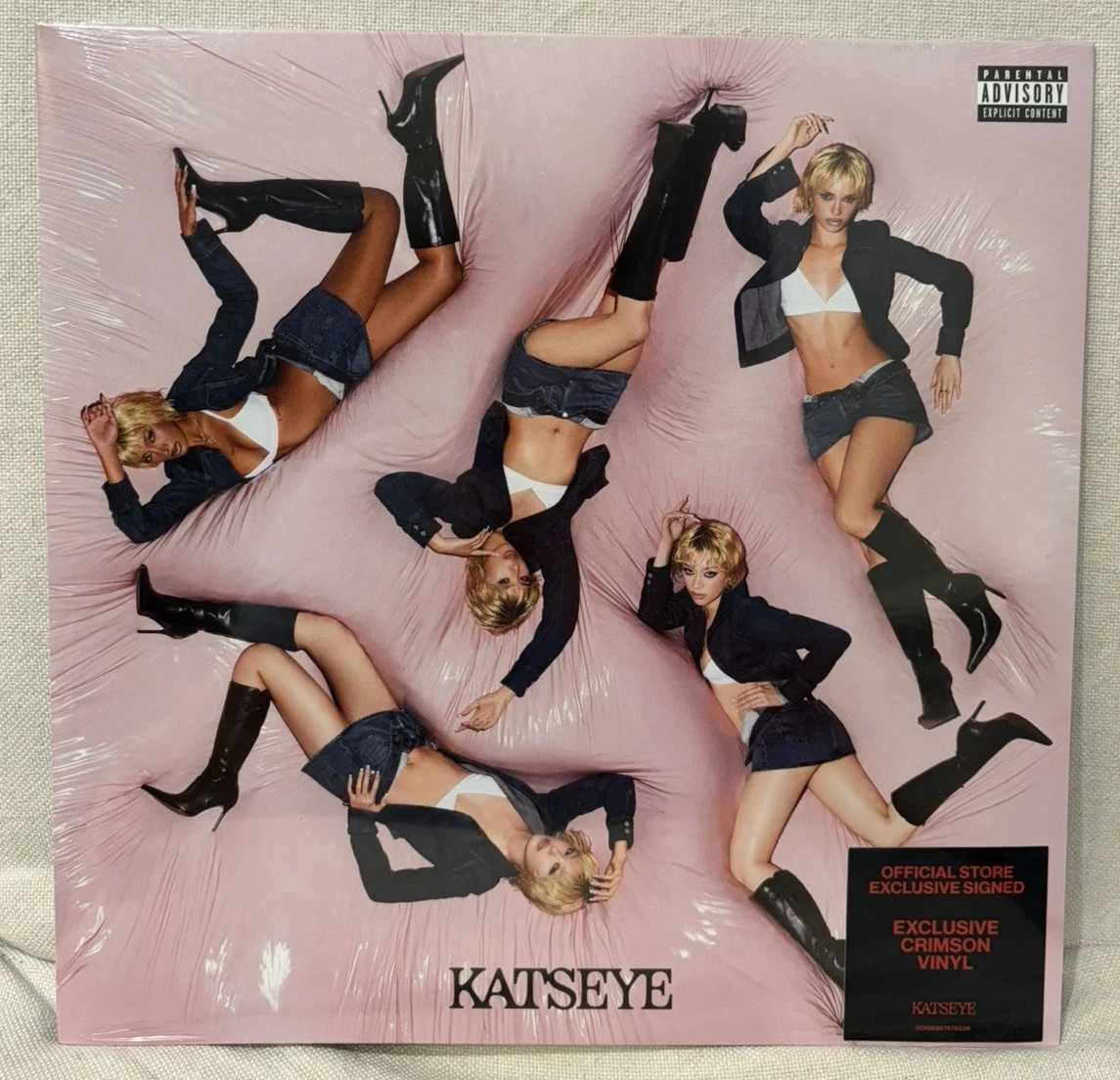 KATSEYE Wild Official Store Exclusive Signed Vinyl Crimson Sealed IN HAND