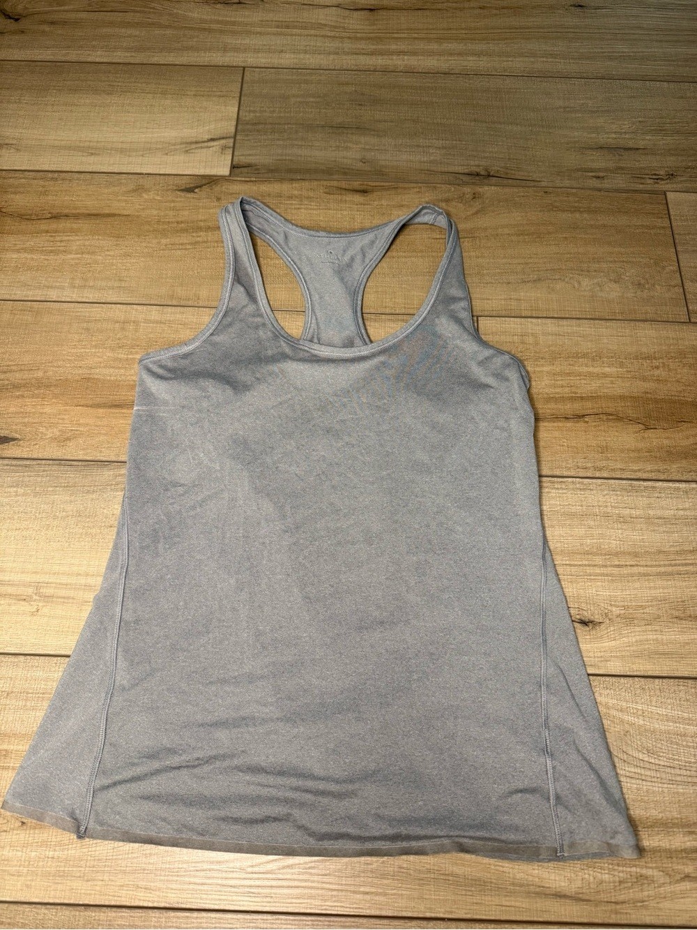 Athleta Gray Racerback Workout Tank Top Small Yoga Running Activewear Athleta Gray Racerback Workout Tank Top Small Yoga Running Activewear