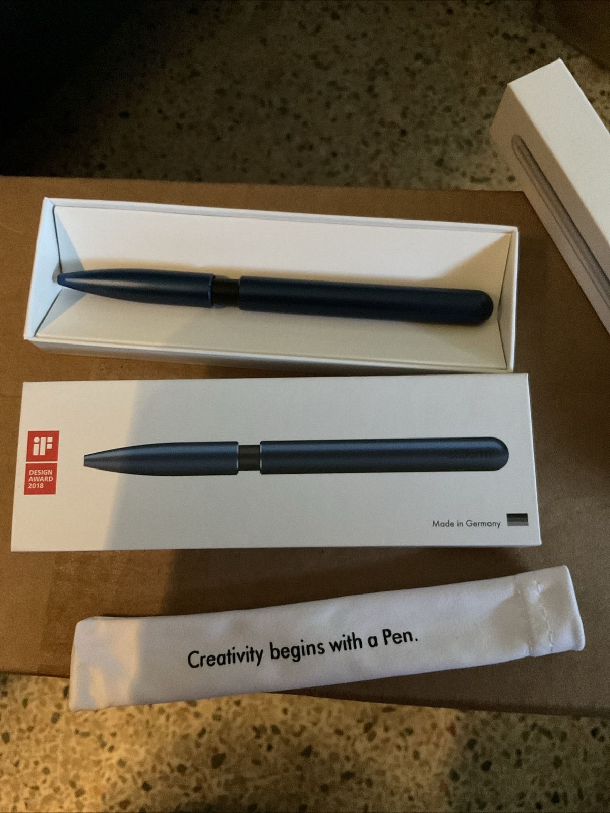 Stilform Fancy Aluminium Ballpoint Pen Night Sky Blue NEW Stilform Fancy Aluminium Ballpoint Pen Night Sky Blue NEW