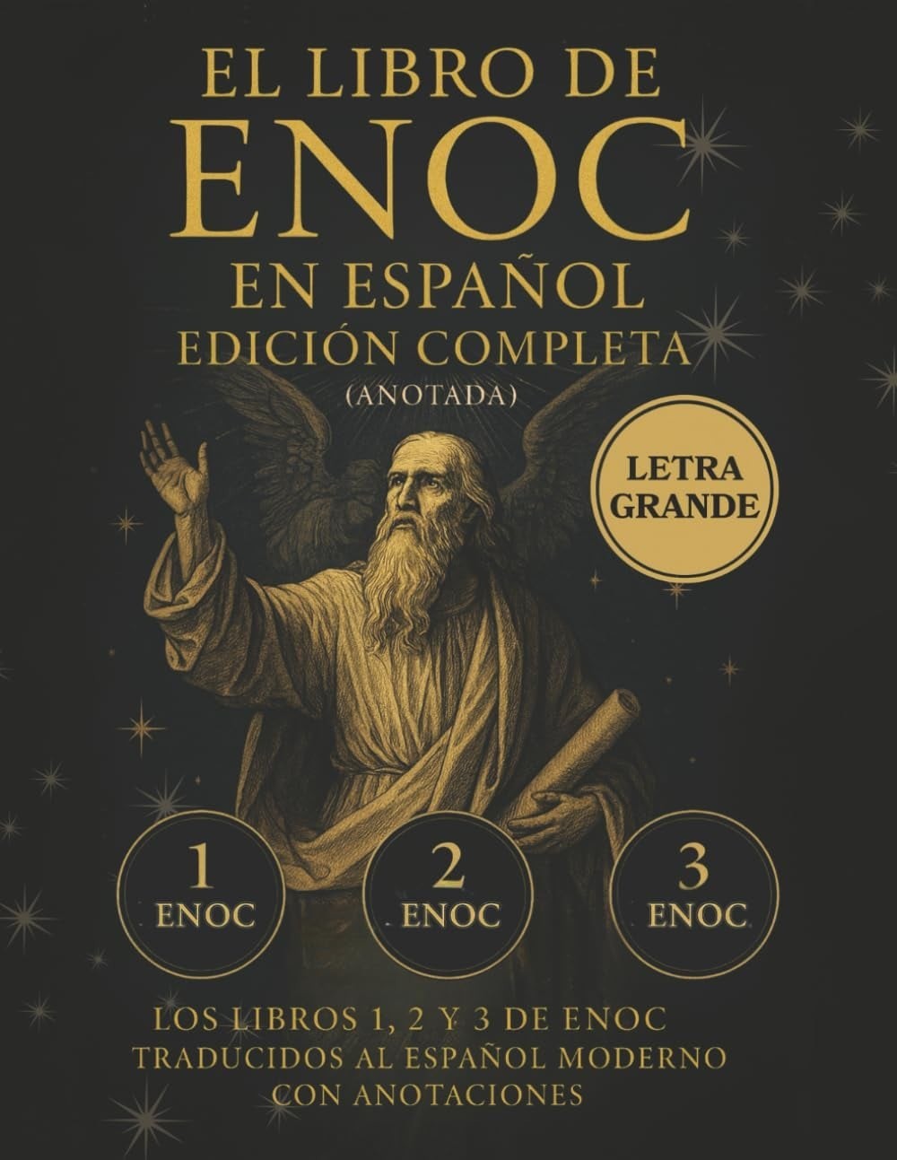 El Libro de Enoc en Español – Edición Completa en LETRA GRANDE (Anotada): Los li