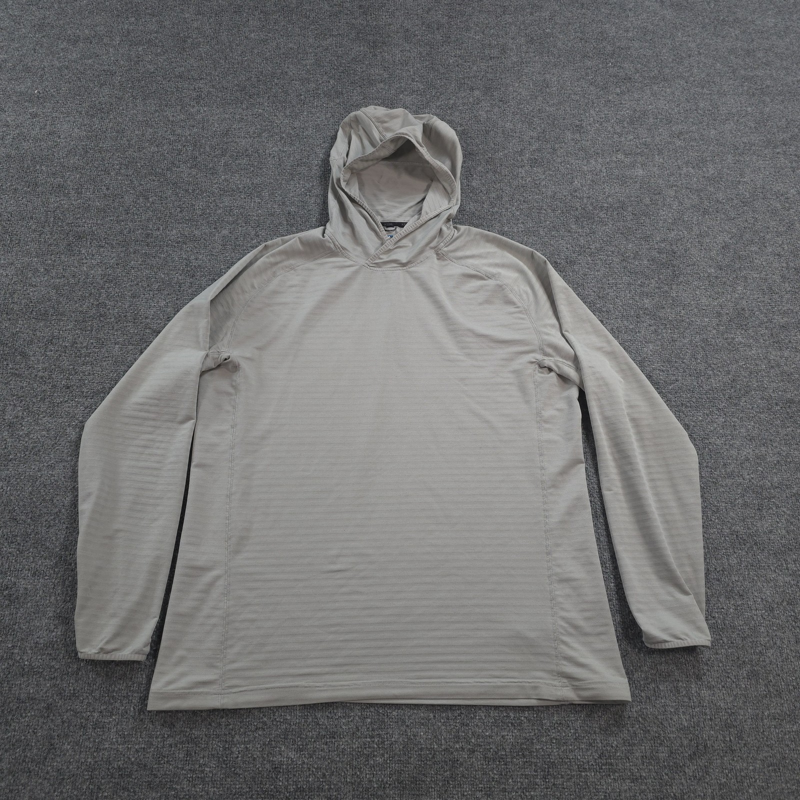 Kuhl Shirt Mens XL Gray AirKuhl Hoody Lightweight Performance Hiking Outdoors