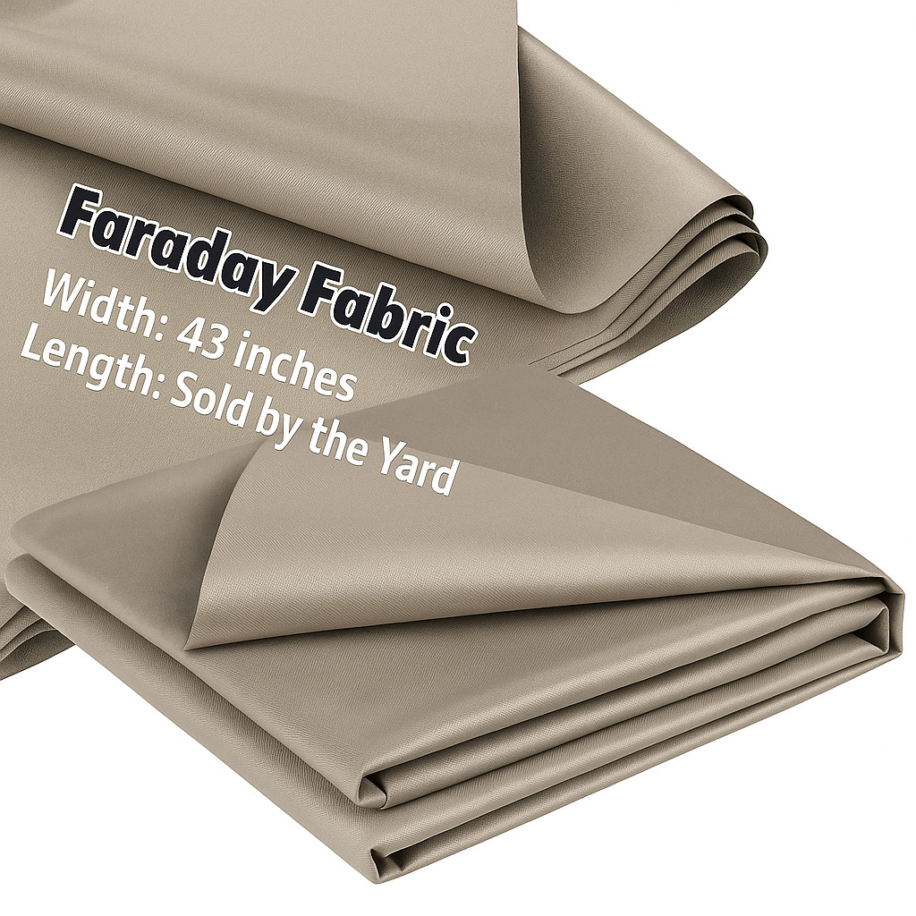 Faraday Fabric by Yard Military Grade EMP Proof WiFi GPS RFID Blocking 43