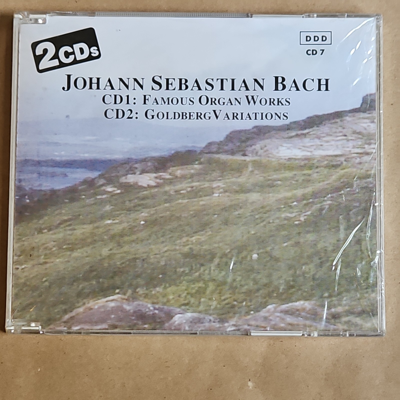 Johann Sebastian Bach - Famous Organ Works and Goldberg variations, 2 CD set NEW Johann Sebastian Bach - Famous Organ Works and Goldberg variations, 2 CD set NEW
