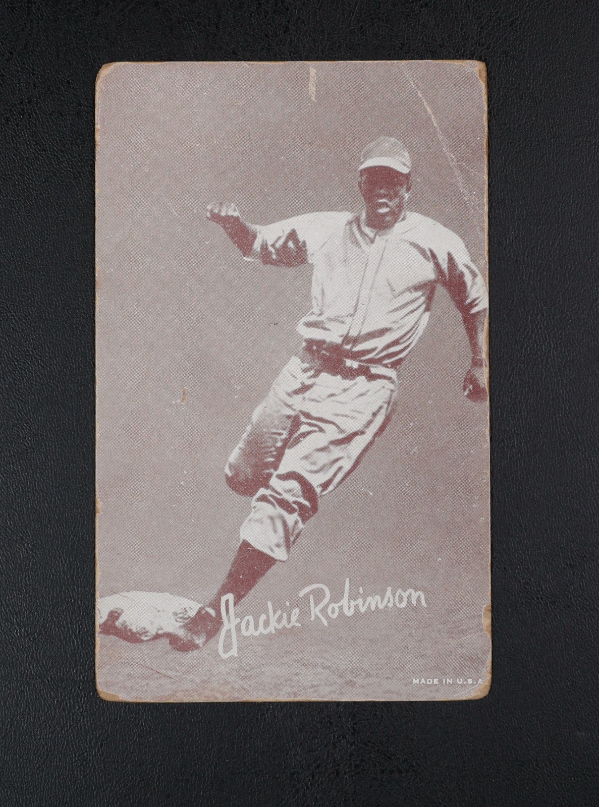 Vintage 1947-66 Exhibits Jackie Robinson Brooklyn Dodgers, Poor Condition