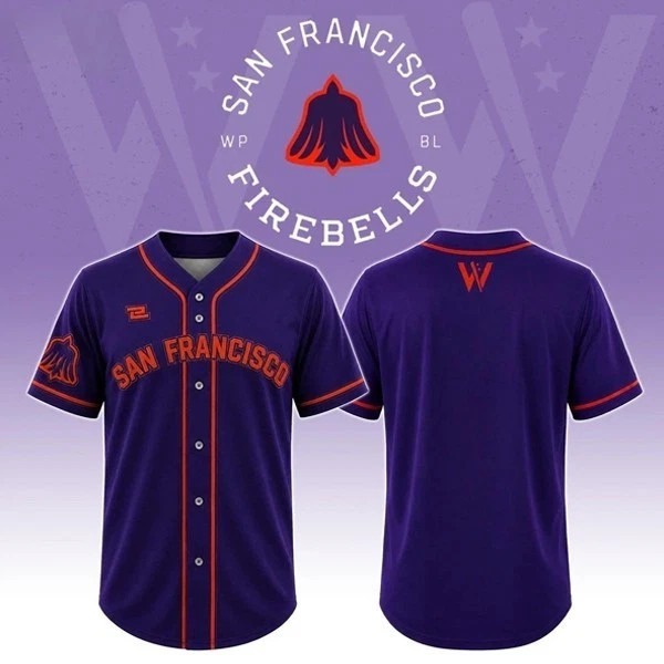 New Arrivals - Firebells Away 2026 Baseball Giveaway Jersey - All Size