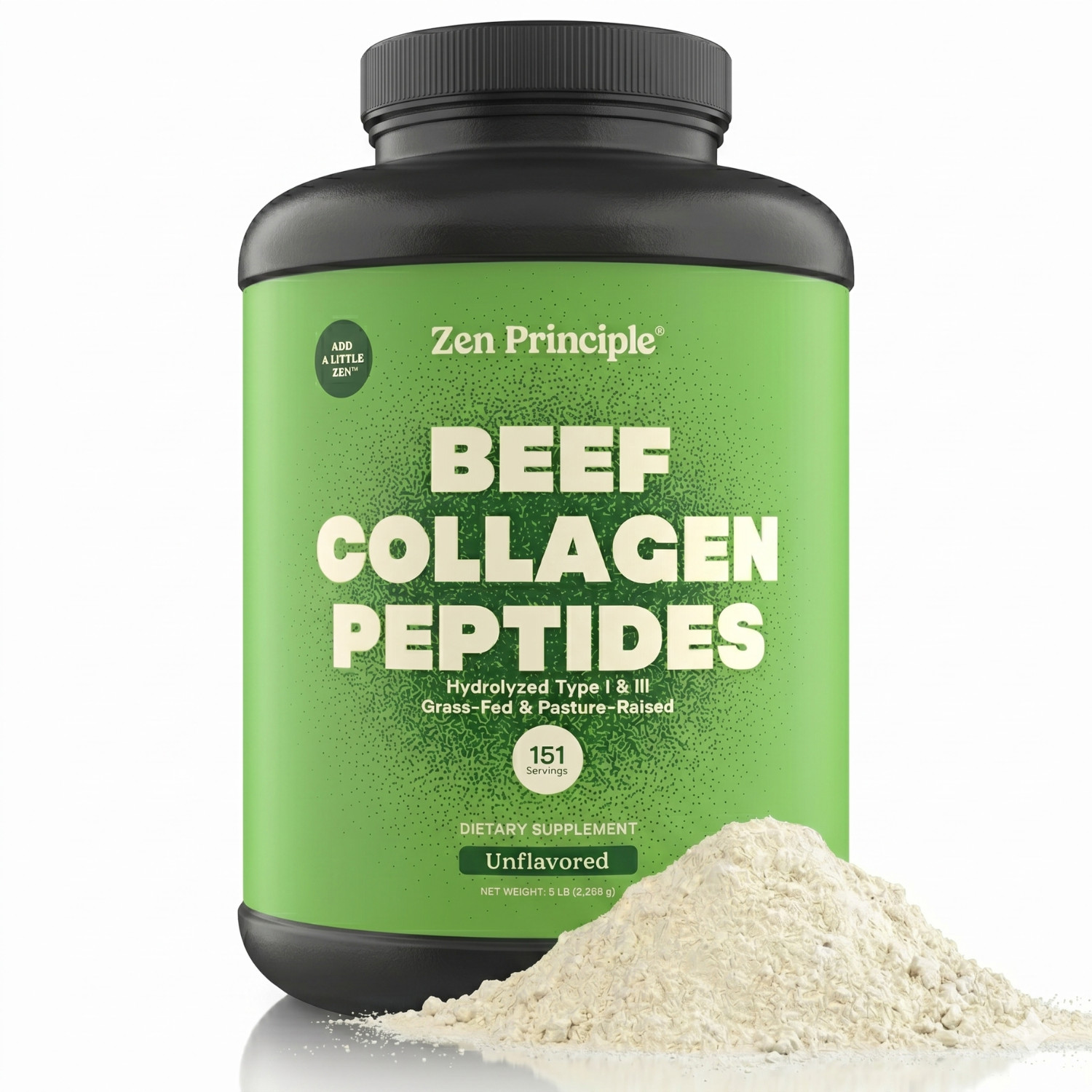 Zen Principle Beef Collagen Peptides 5 lb
