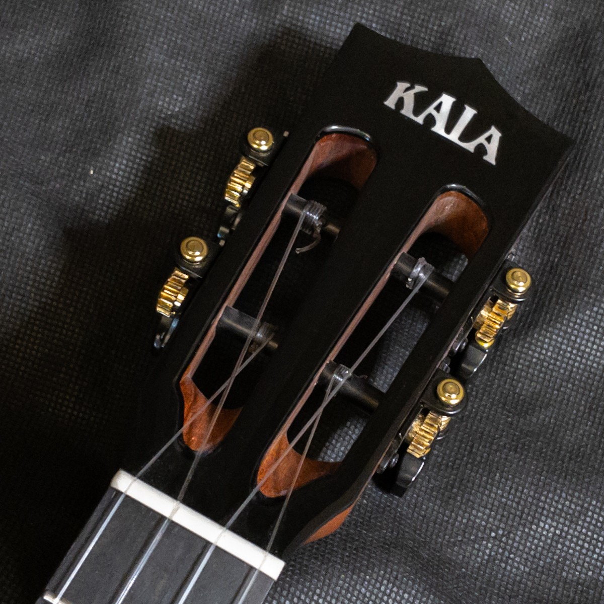 Kala KA-CT-SA-TG Gloss Acacia Tenor Ukulele with Slot Head, Concave Edges, Used