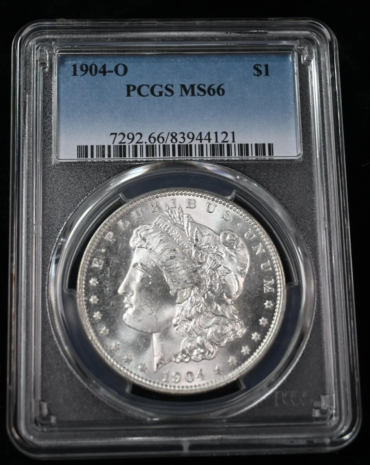 1904-O $1 Morgan Silver Dollar - PCGS MS66 Bright White