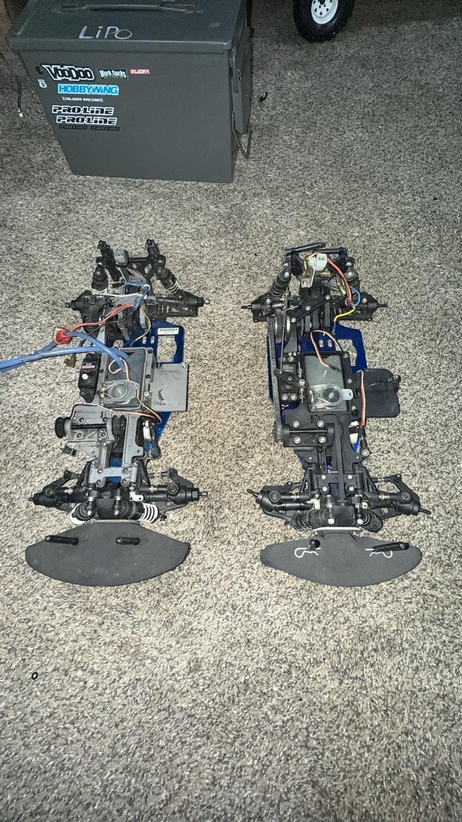 Traxxas nitro 4 tec parts cars lot of 2