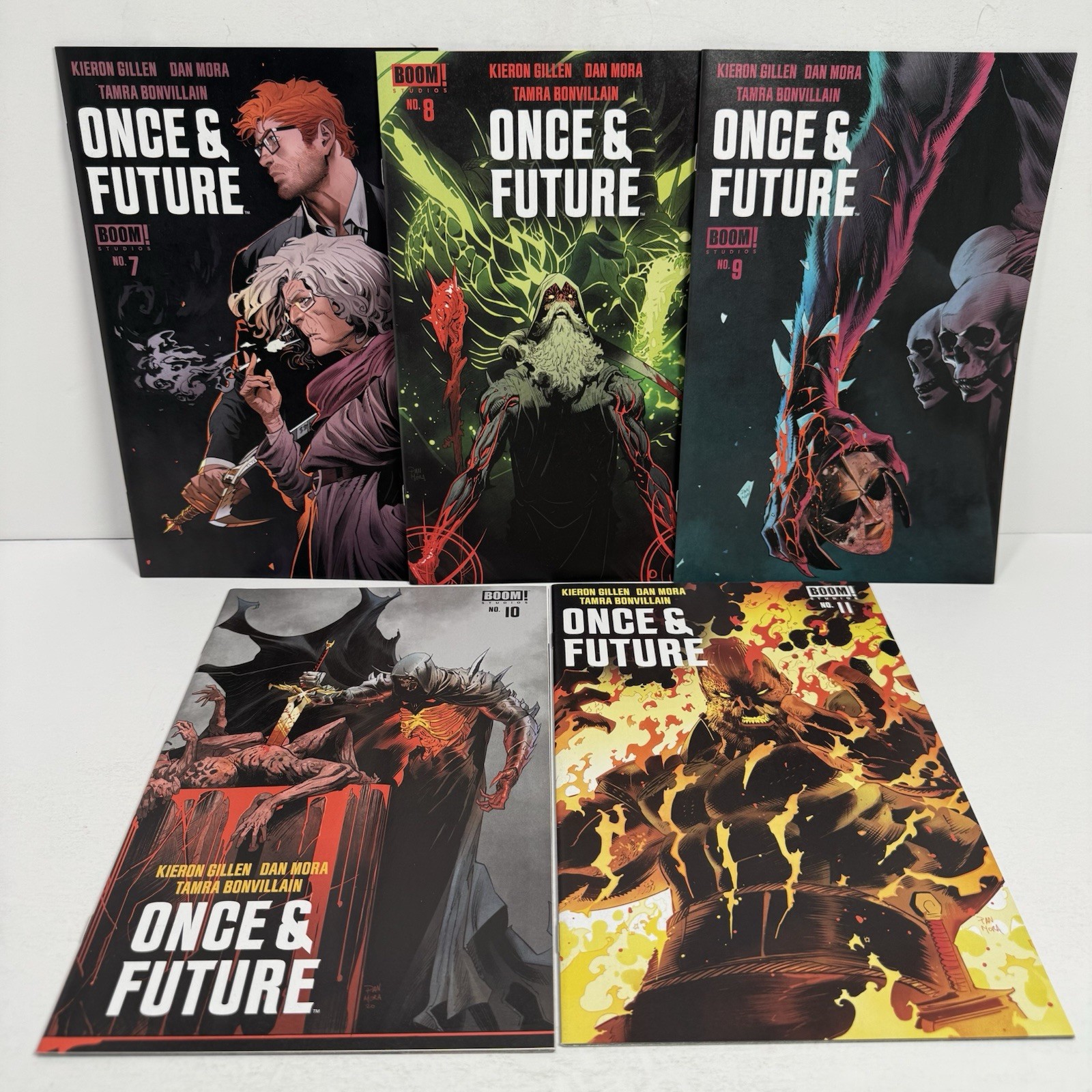 Once & Future #7 8 9 10 11 BOOM Studios Kieron Gillen Dan Mora Comic Lot