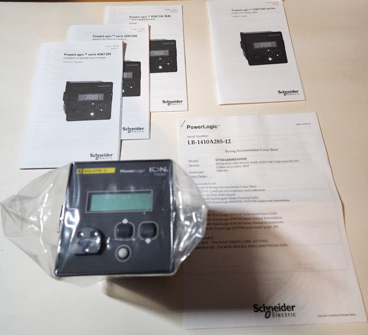 ION Powerlogic 7330 Meter Square D Schneider / S7330A0B0B0A0N0C ION Powerlogic 7330 Meter Square D Schneider / S7330A0B0B0A0N0C