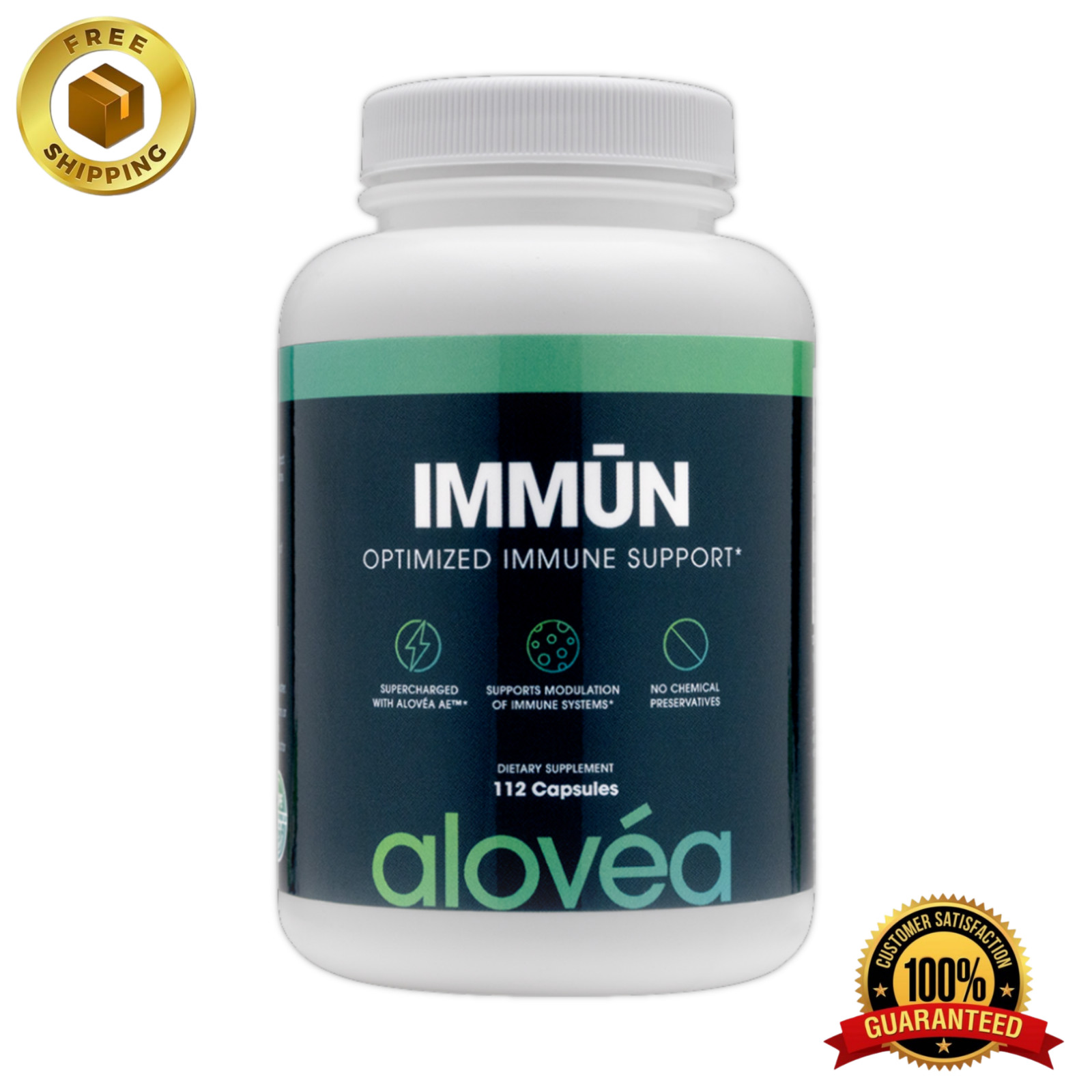 Alovea IMMUN Aloe Vera Support Supplement for Immune Health 112 Caps - 