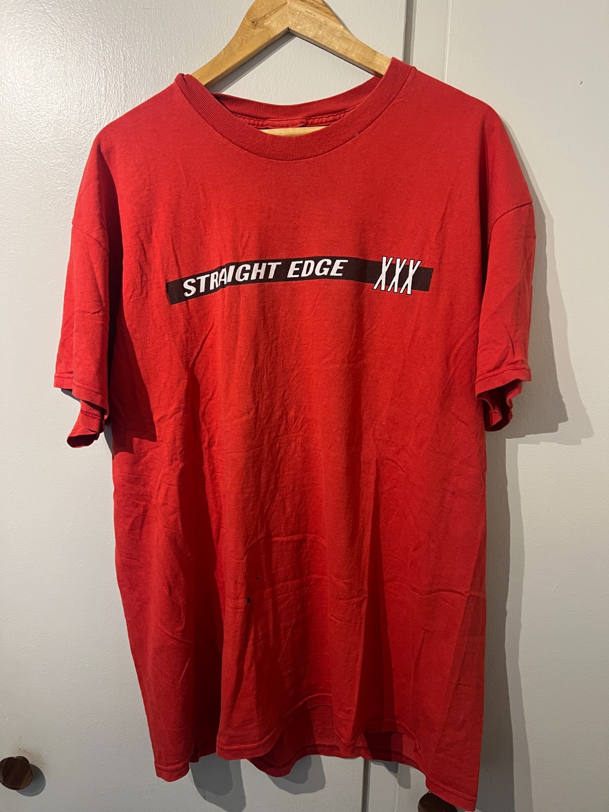 Vintage 90s Straight Edge XXX Drugs Are For Losers Thrashed Shirt Delta XL Rare Vintage 90s Straight Edge XXX Drugs Are For Losers Thrashed Shirt Delta XL Rare