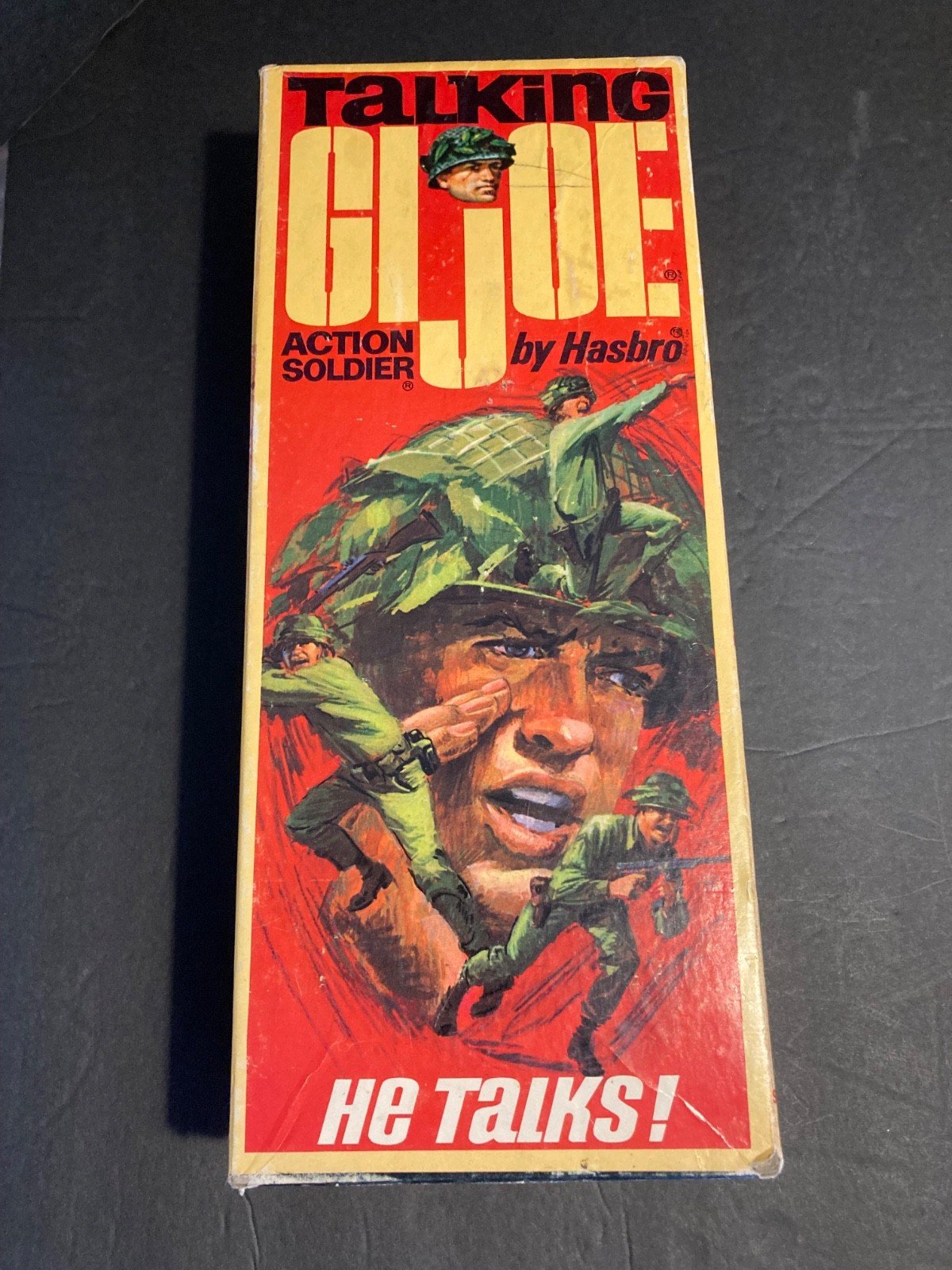 Vintage Original Hasbro G.I. Joe Talking Action Soldier 7590 Triple (R) Box Lid