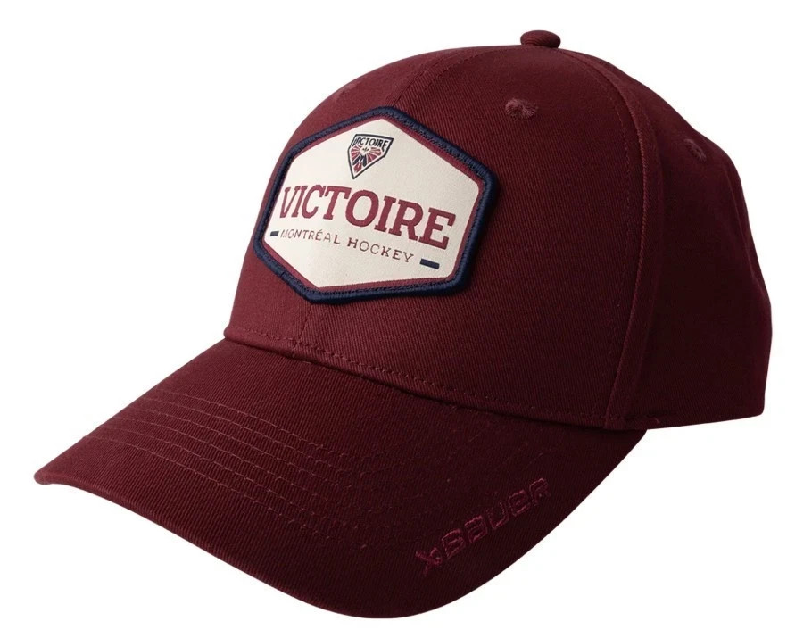 PWHL Women\'s Hockey League Official Bauer Montreal Victoire Patch Snapback Hat