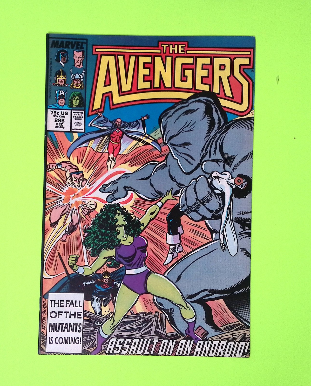 Avengers #286 Vol. 1 1987 Marvel Comics 8.0 Comic Book Q84-92