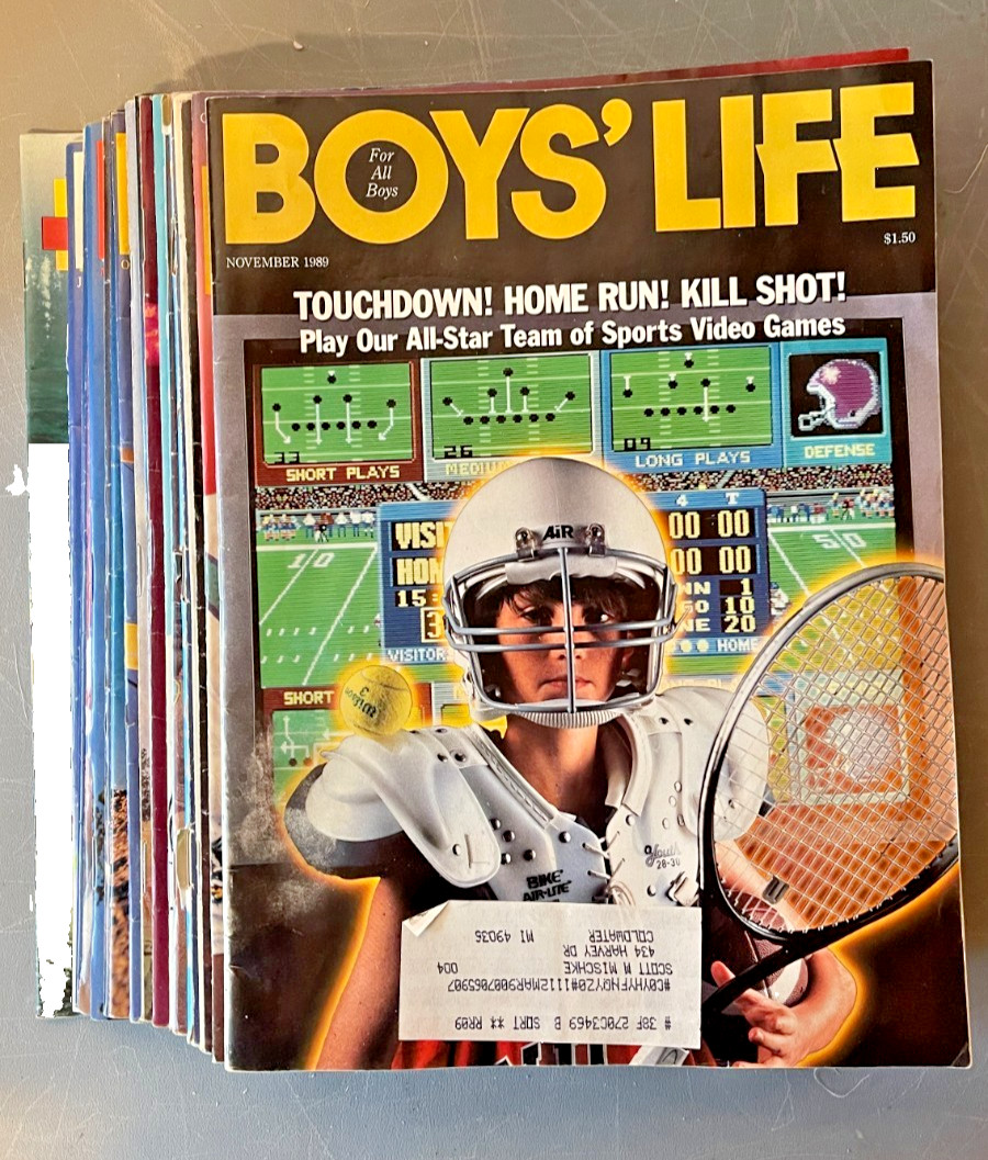 Boy Scout Lot: Scouting Collectibles Price Guide + 17 Boys\' Life 1987-93
