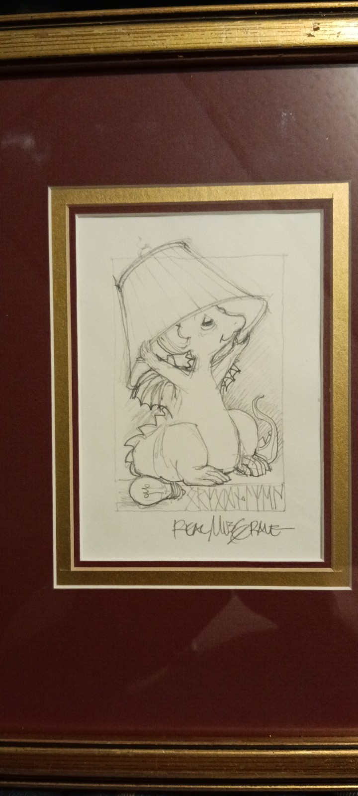 Real Musgrave SIGNED Hand Sketch