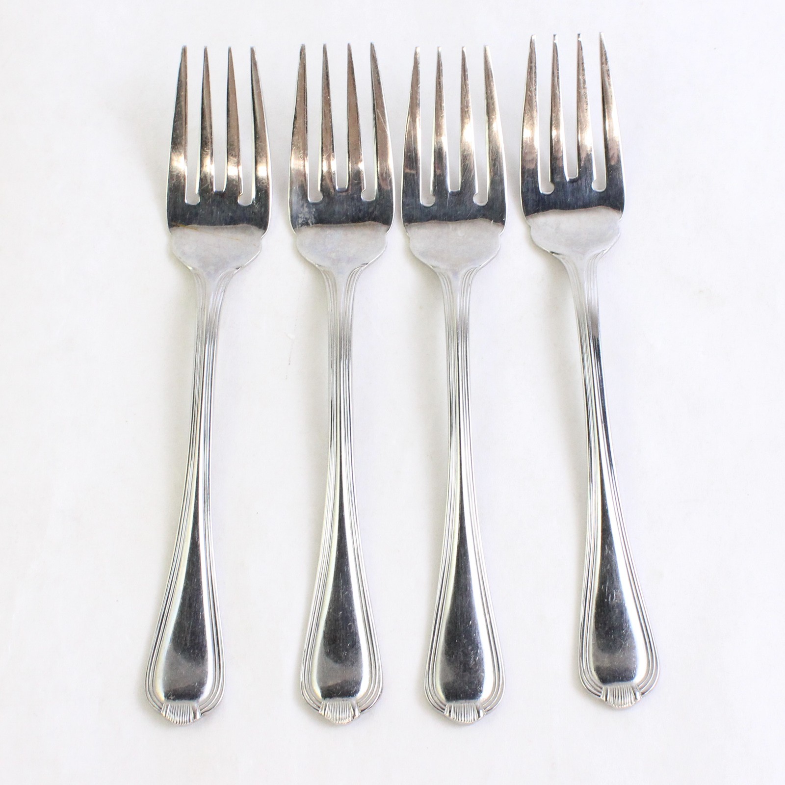 Set of 4 Pfaltzgraff Addison Stainless Steel Salad Forks Set of 4 Pfaltzgraff Addison Stainless Steel Salad Forks