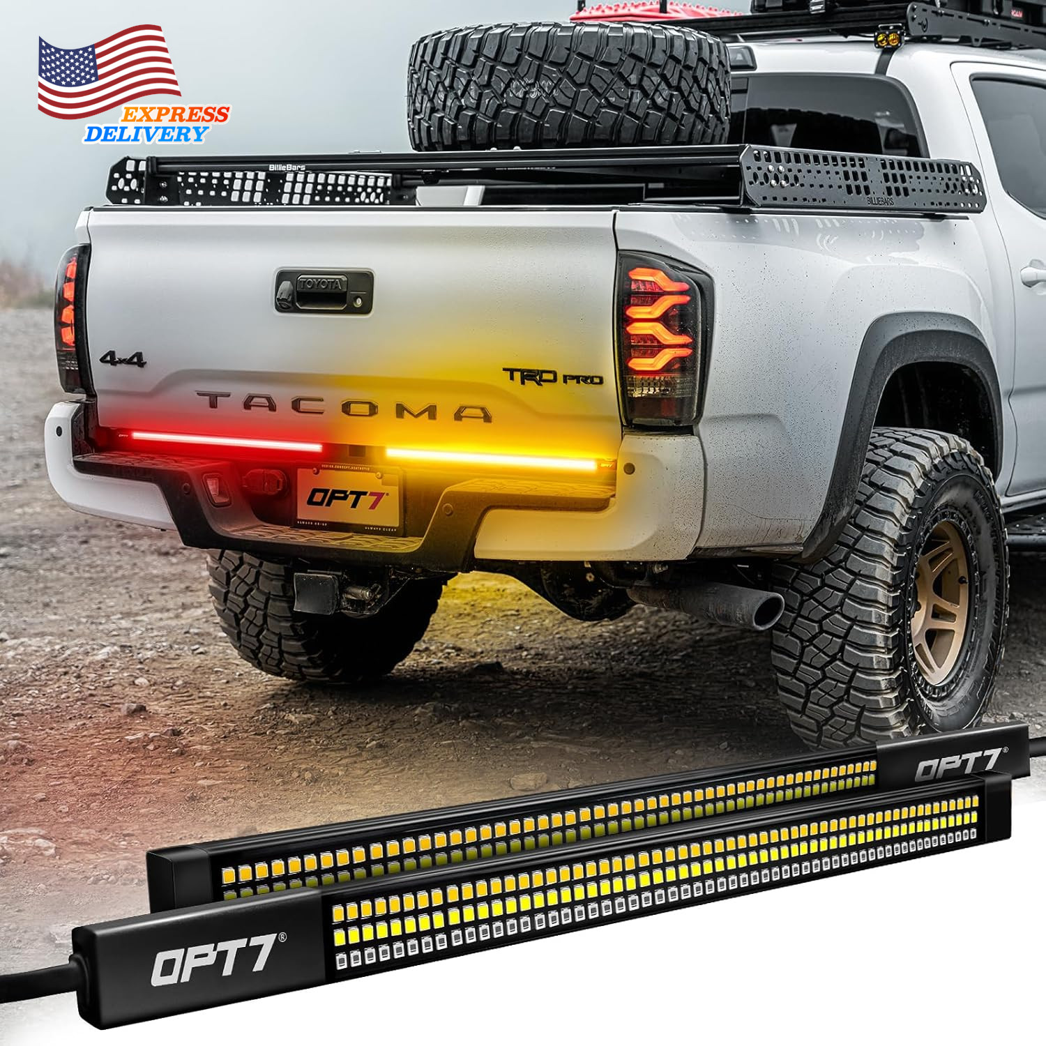 Redline Parlux Triple Row LED Tailgate Light Bar for Tacoma W/Sequential Amber Redline Parlux Triple Row LED Tailgate Light Bar for Tacoma W/Sequential Amber