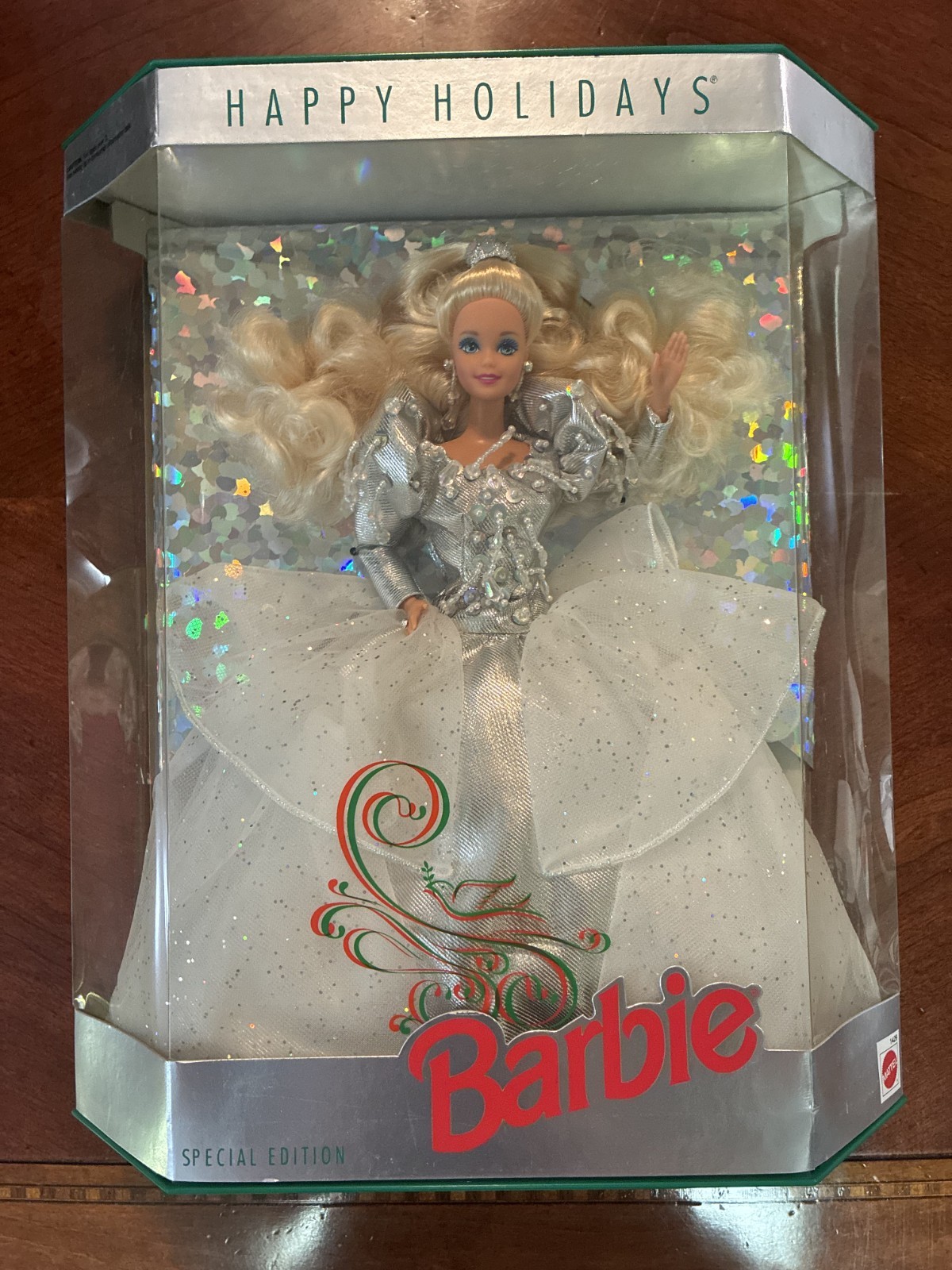 1992 Happy Holidays Barbie NIB