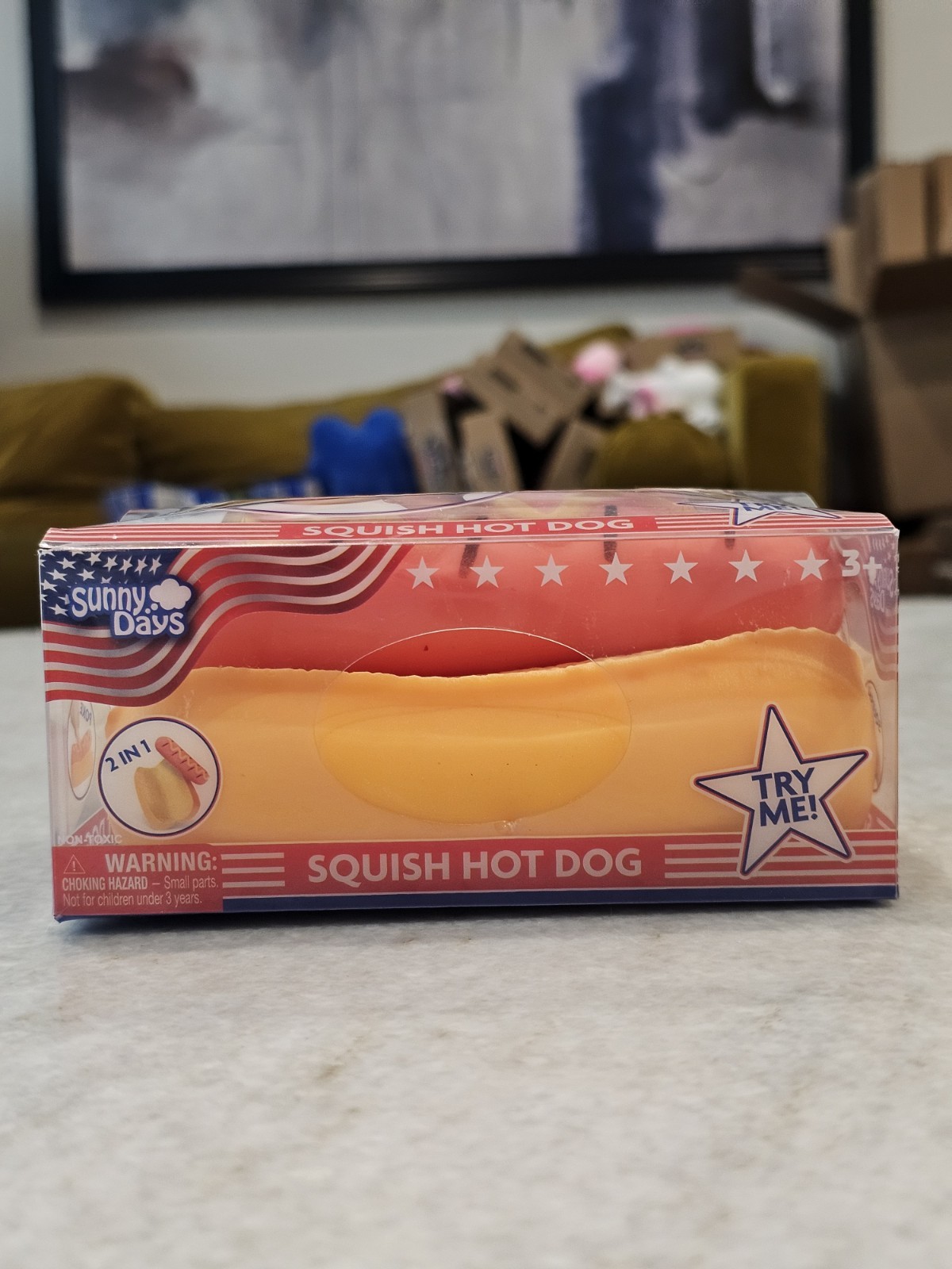Sunny Days Squeeezy Hot Dog Fidget Toy Tik Tok Viral Squishy Ships Fast Sunny Days Squeeezy Hot Dog Fidget Toy Tik Tok Viral Squishy Ships Fast