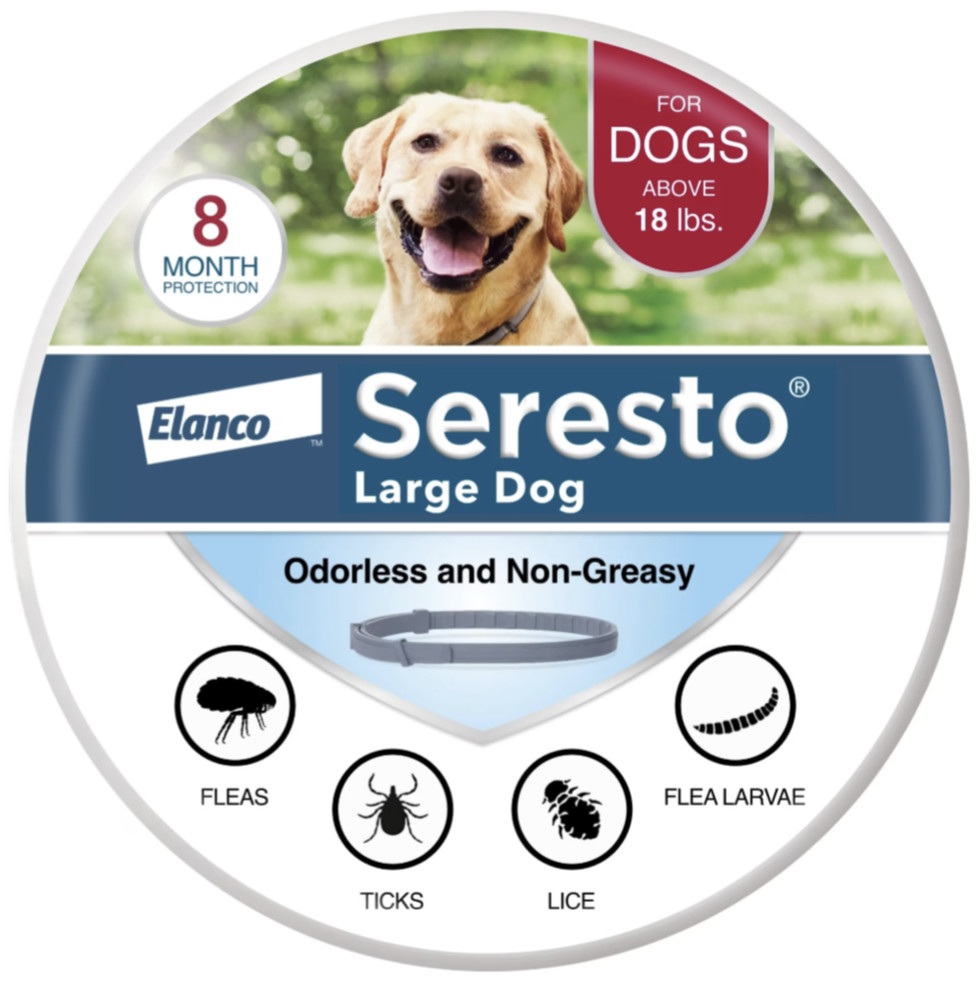 Seresto Flea & Tick Collar 8 Months Protection LARGE Dogs above 18lbs - Sealed Seresto Flea & Tick Collar 8 Months Protection LARGE Dogs above 18lbs - Sealed