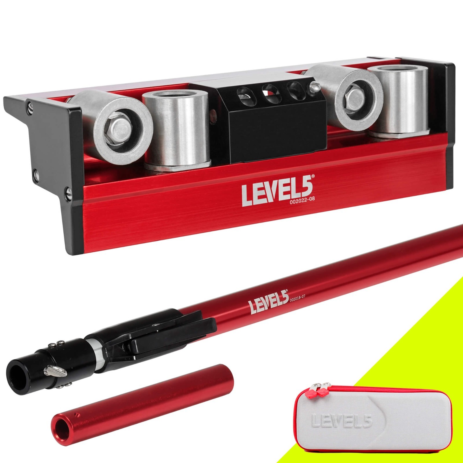 LEVEL5 Drywall Corner Finishing Roller + Ext. Handle | Auto Drywall Tools 4-503