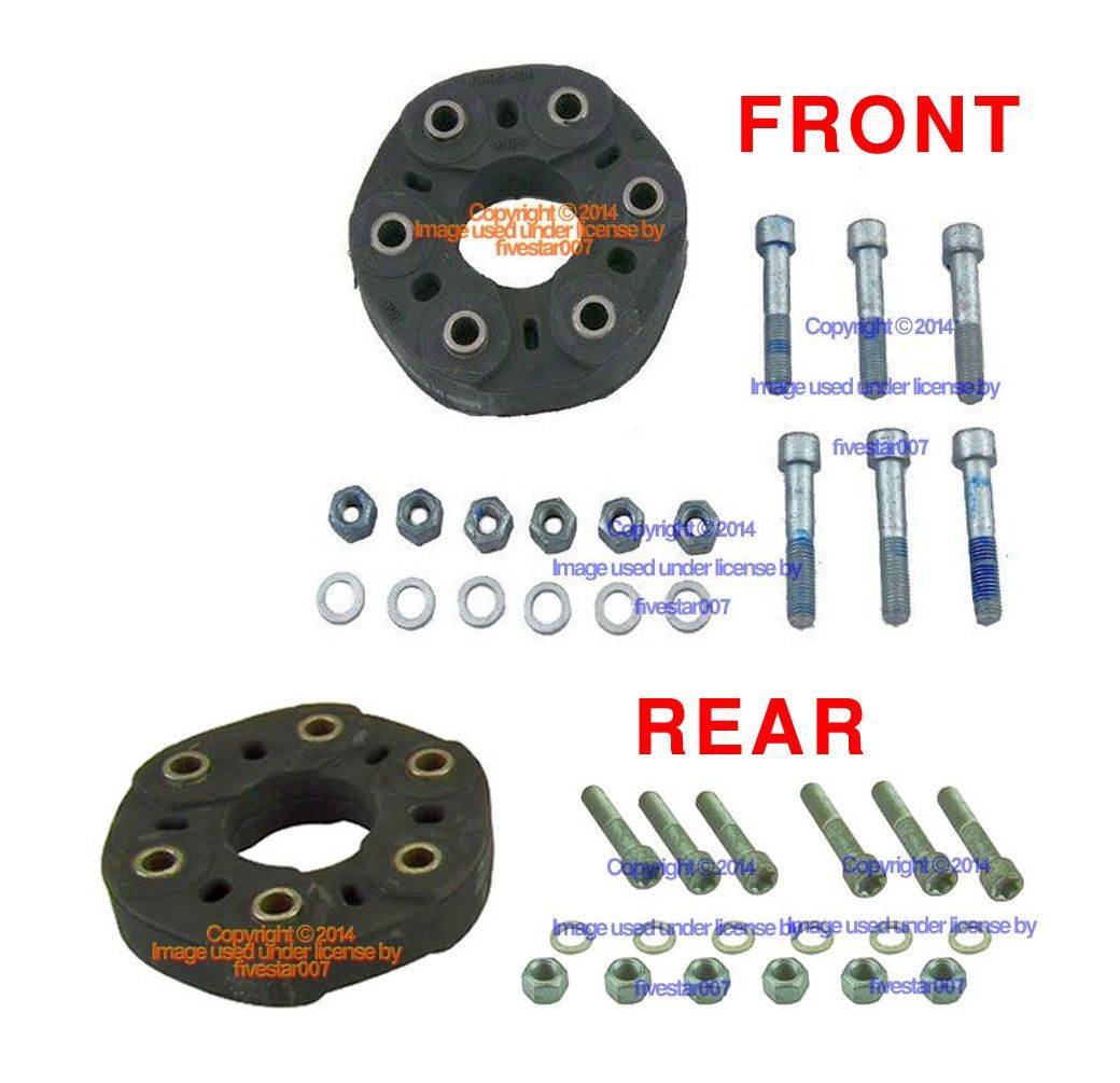 2x FEBI FRONT +REAR Drive Shaft Flex Disc KIT Coupler For Mercedes (VERiFy YEAR)