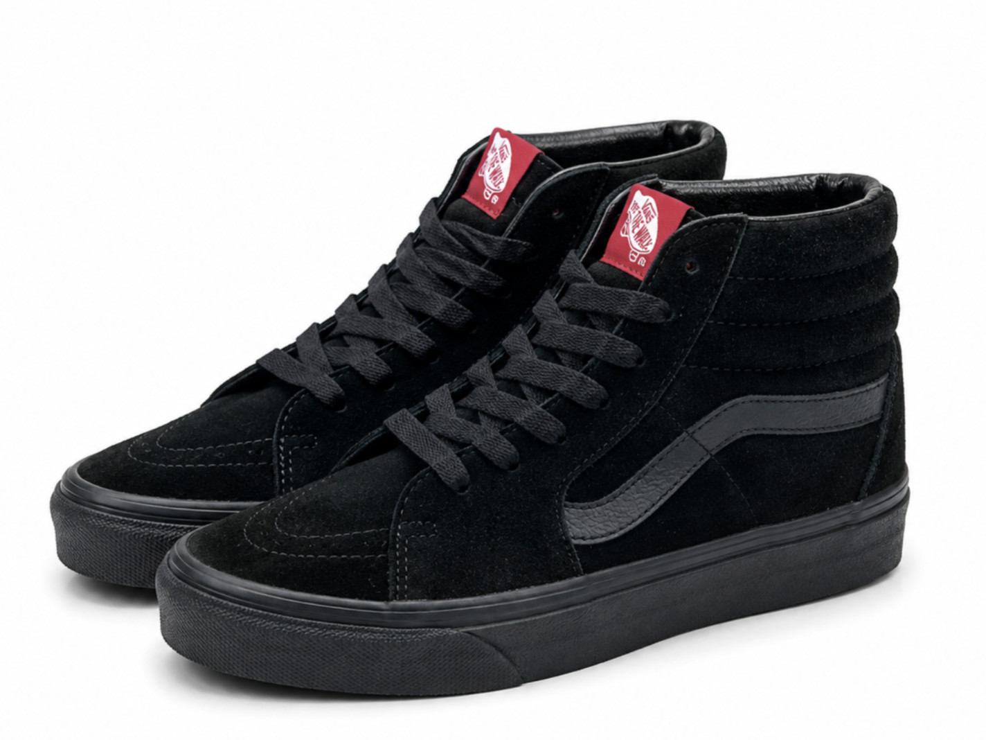 Vans Sk8-Hi Black/Black High Top Sneakers Men\'s 8 Women\'s 9.5 NIB VN000D5IBKA