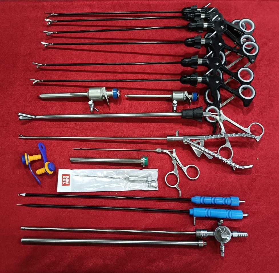 18nos - Laparoscopic Surgery Set SS High Quality Reusable Instruments