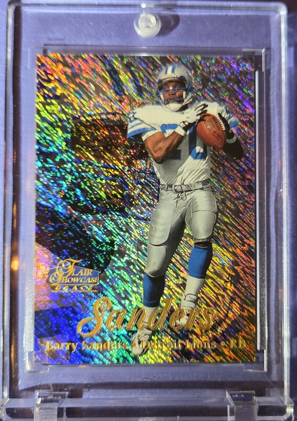STUNNING 1998 Flair Showcase 20 Barry Sanders Flair Showcase Row 1 Grace Mint STUNNING 1998 Flair Showcase 20 Barry Sanders Flair Showcase Row 1 Grace Mint