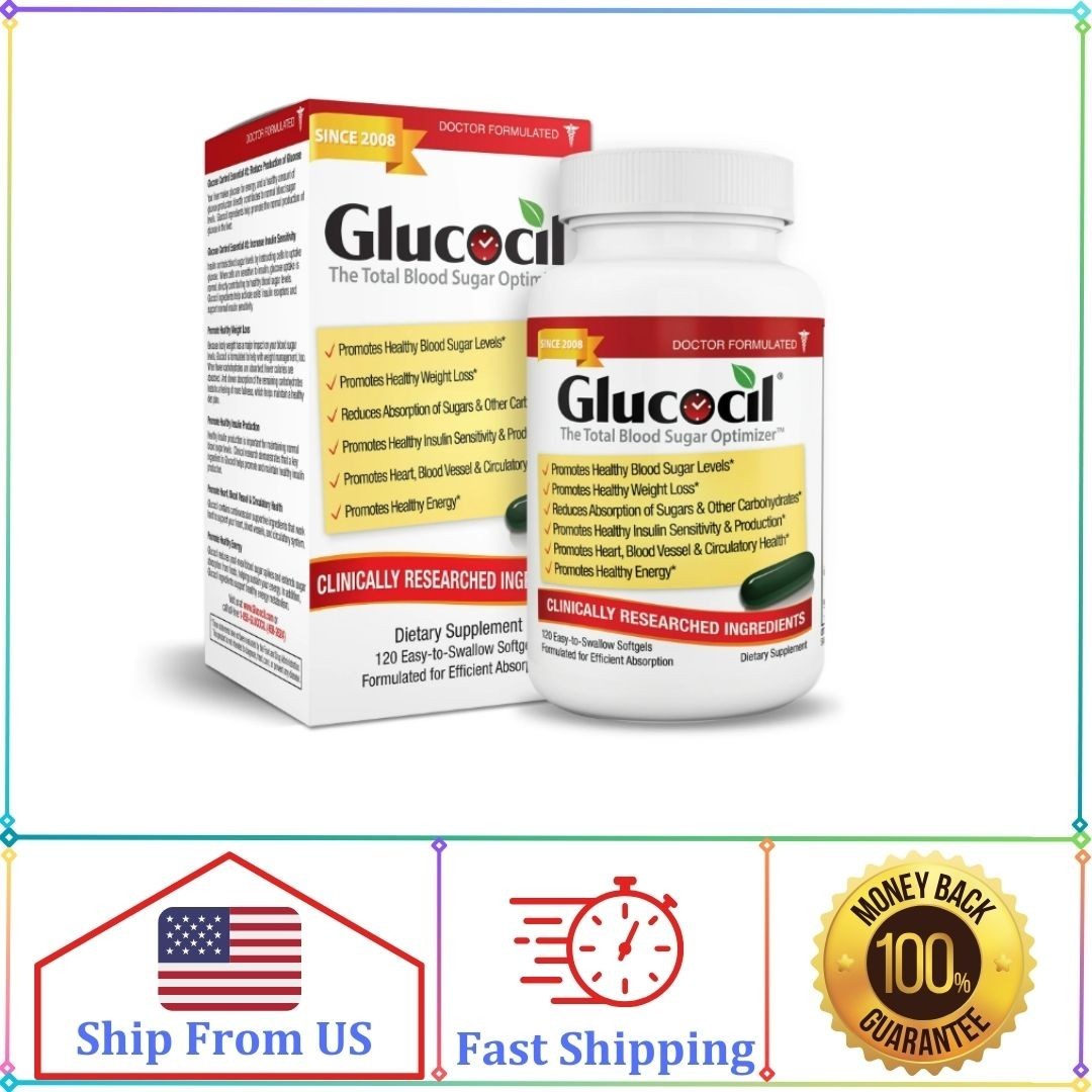 Glucocil 30-Day Supply 120CT – Premium Blood Sugar Support – 2+ Million Sold Glucocil 30-Day Supply 120CT – Premium Blood Sugar Support – 2+ Million Sold