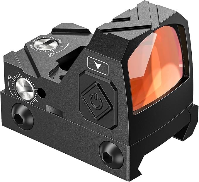 Motion Awake 2MOA Red Green Dot Scope for RMR Cut Footprint, Shockproof