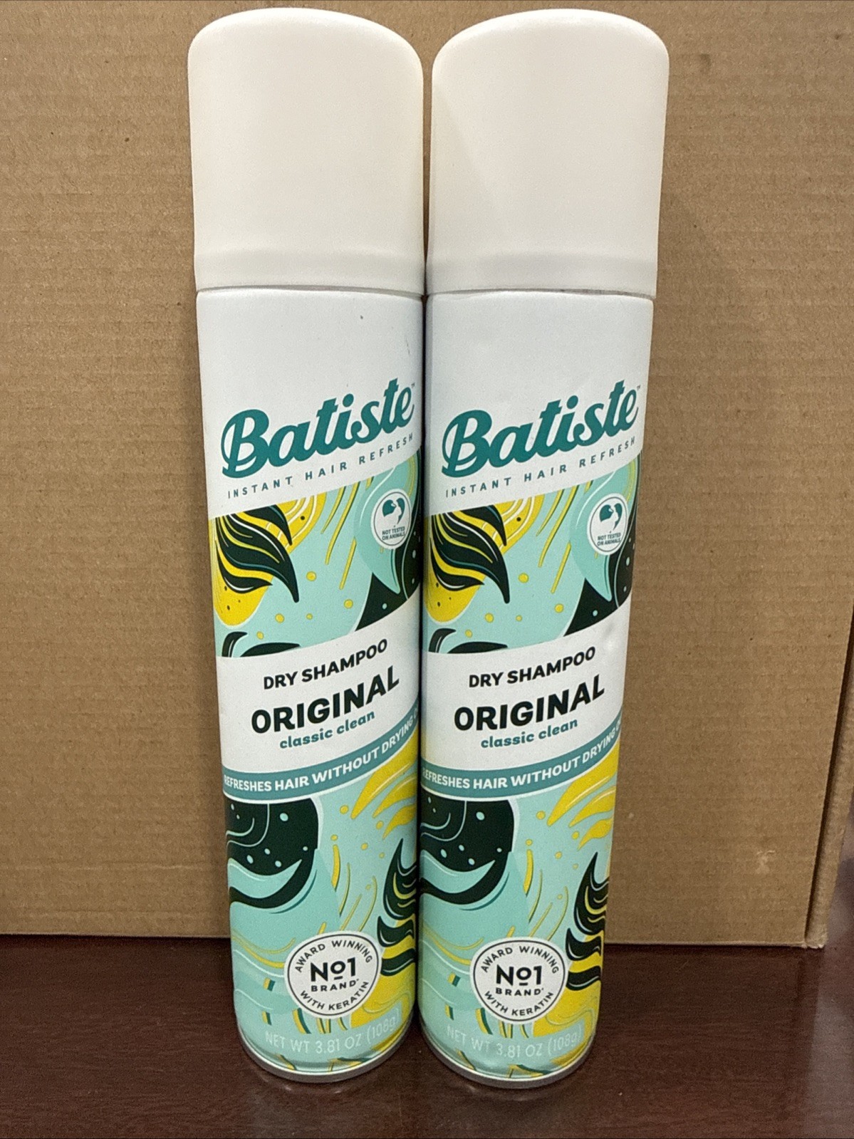 Pack Of 2 ~Batiste Dry Shampoo, Original Fragrance, 3.81 oz