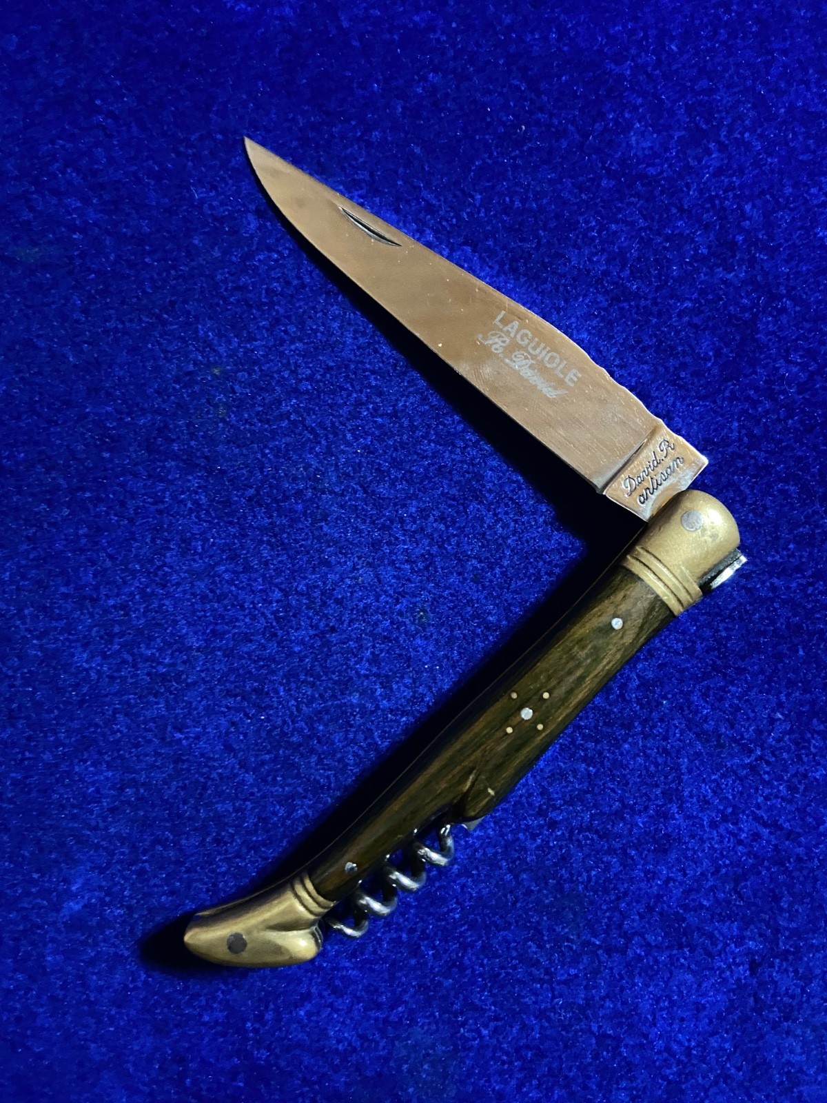 French Laquiole R. David Folding Pocket Knife