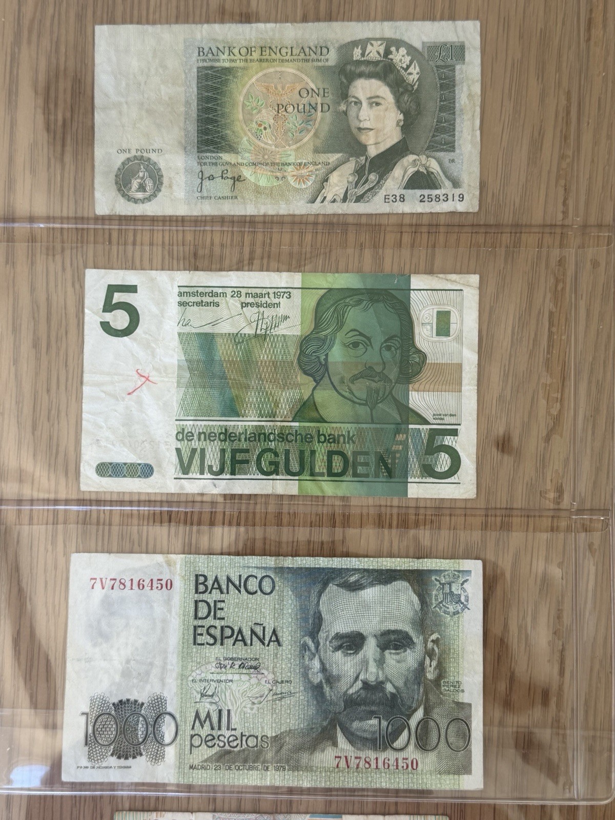 Vintage European Banknotes Vintage European Banknotes