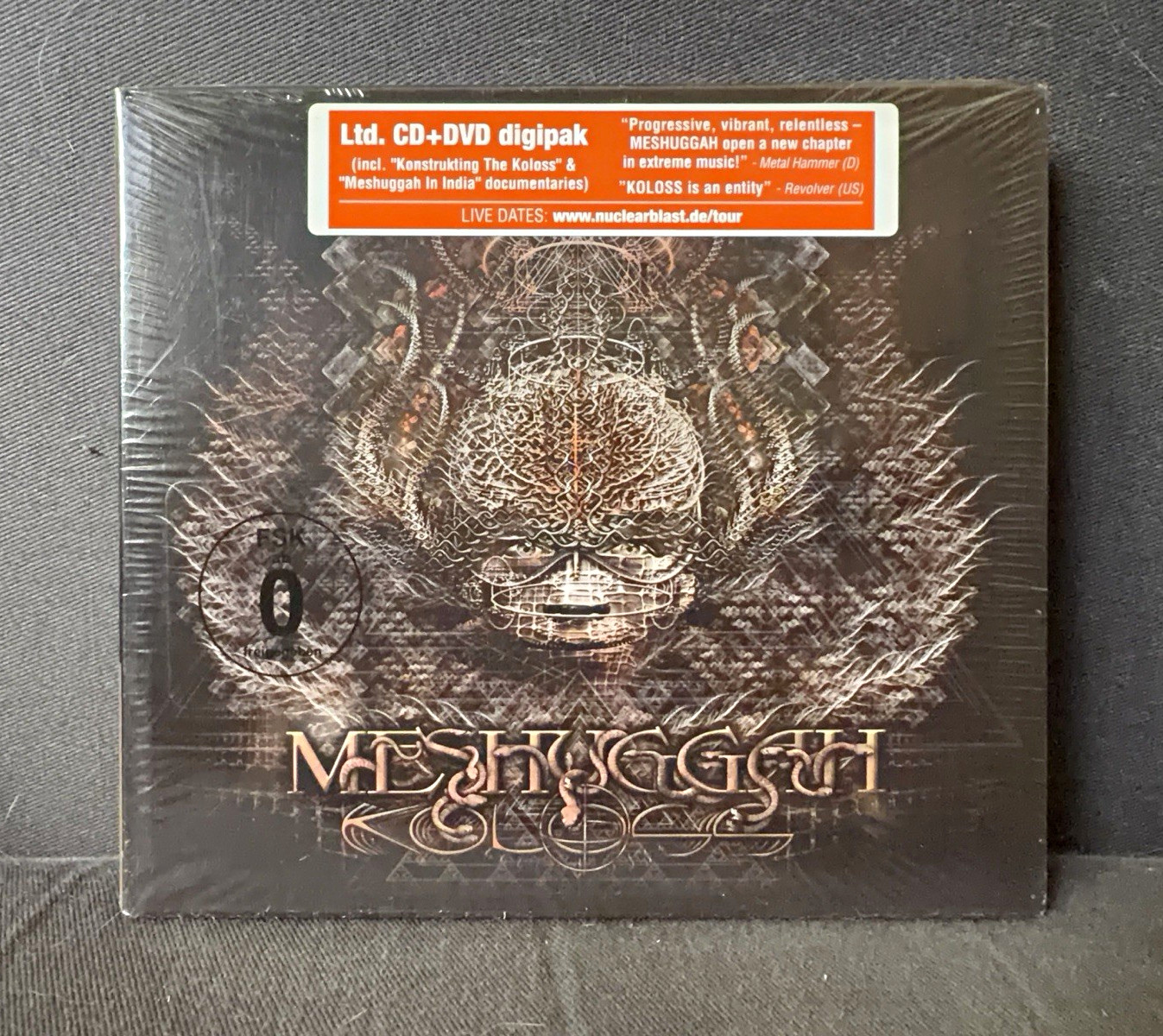 SEALED Meshuggah Koloss 2012 CD+DVD Digipak Nuclear Blast NB 2388-0 PAL Media
