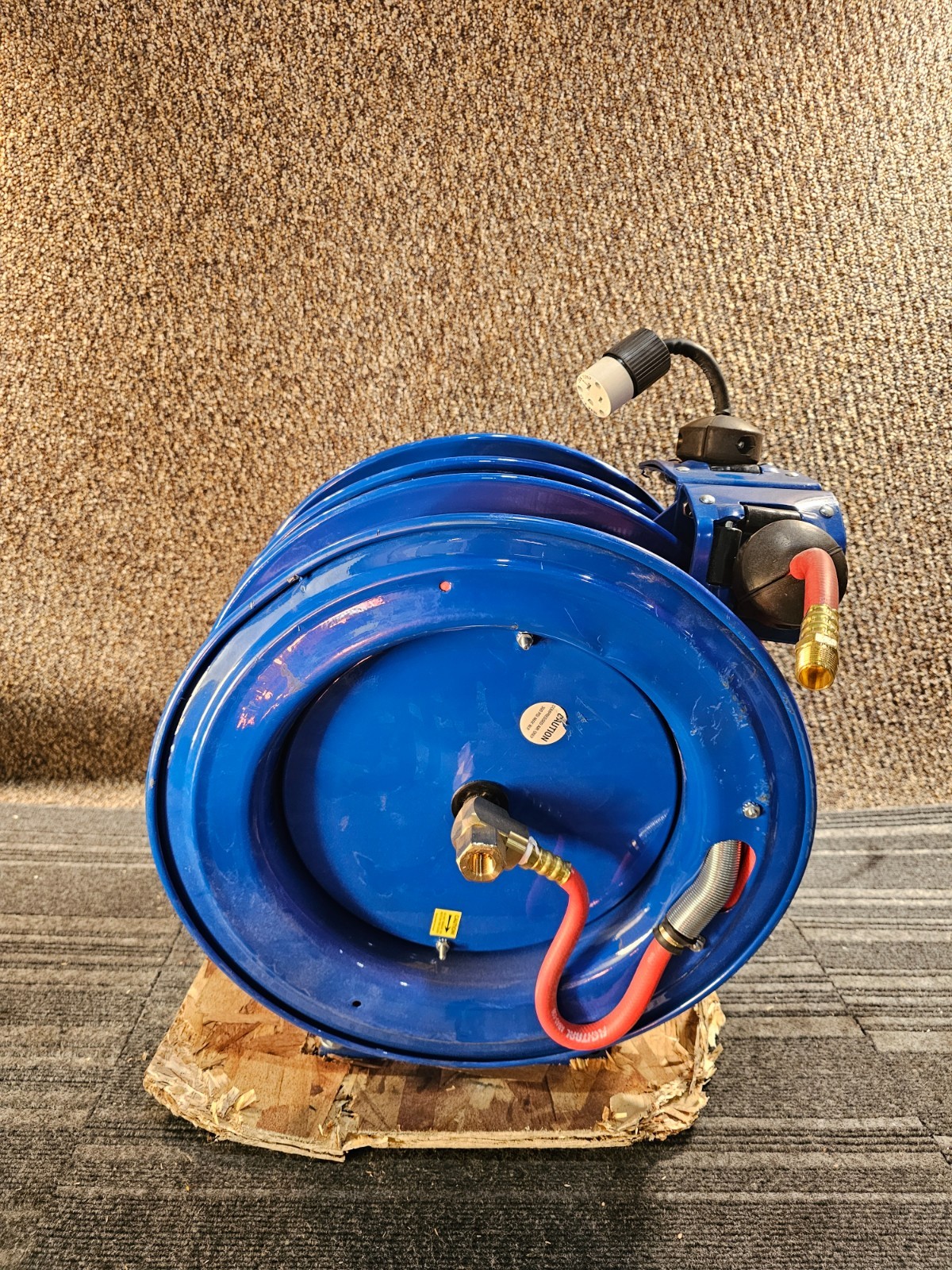 Coxreels C-L350-5012-A, Combination Electric/Air Spring Rewind Reel: 3/8\