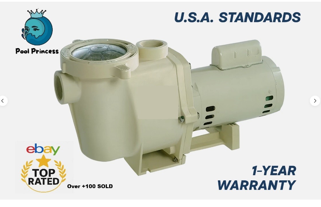 011515 WhisperFlo High Performance 2HP Pool Pump replacement PC&G-Nidec