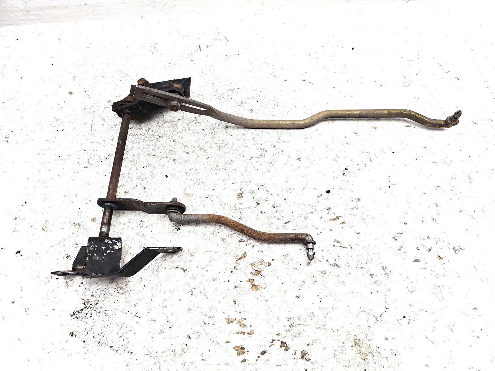 78-91 Ford F150 Transmission Shift Linkage Rods Lever Set OEM C6 Column Shift