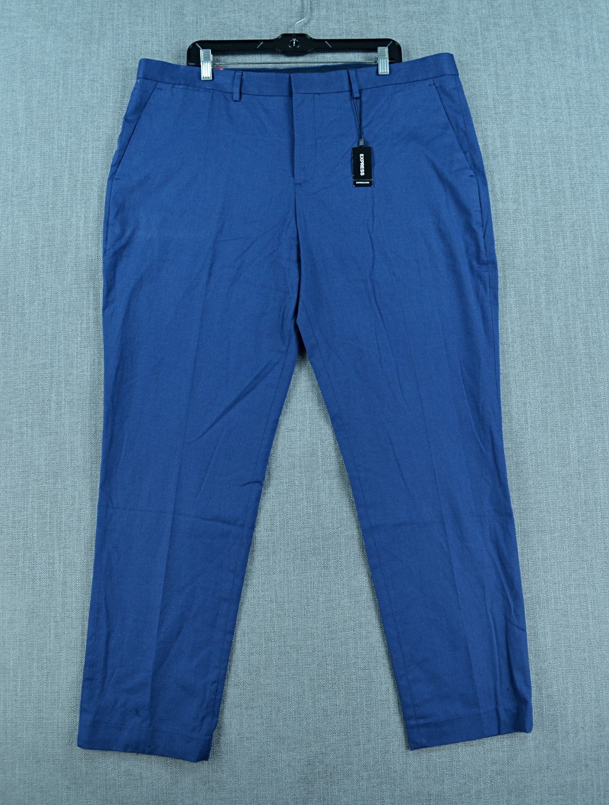 Express Dress Pants Men\'s 40x32 Blue Slim Stretch Moisture Wicking NWT Express Dress Pants Men\'s 40x32 Blue Slim Stretch Moisture Wicking NWT