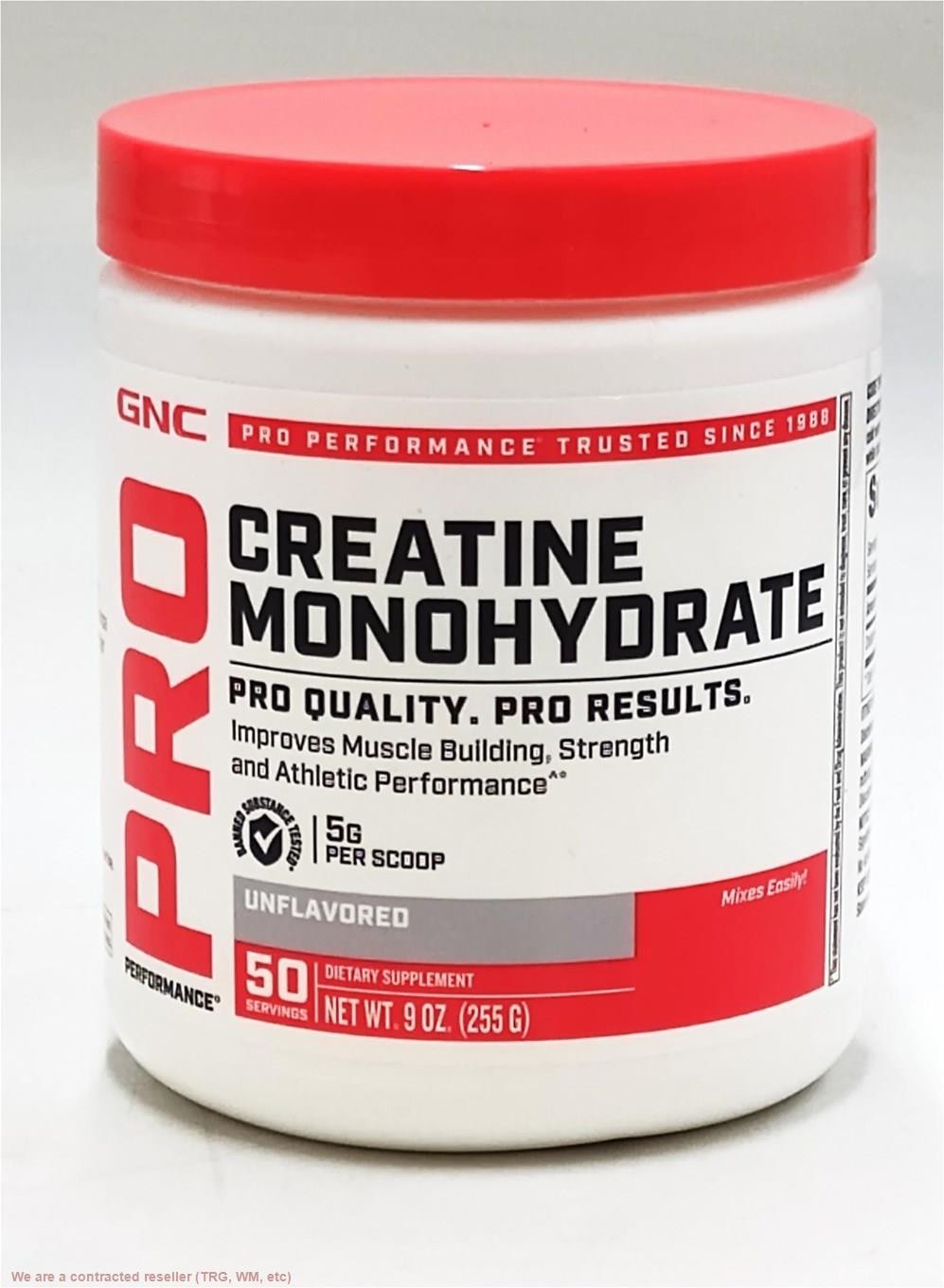 GNC Pro Performance Creatine Monohydrate Powder EXP: 12/2028 OR LATER