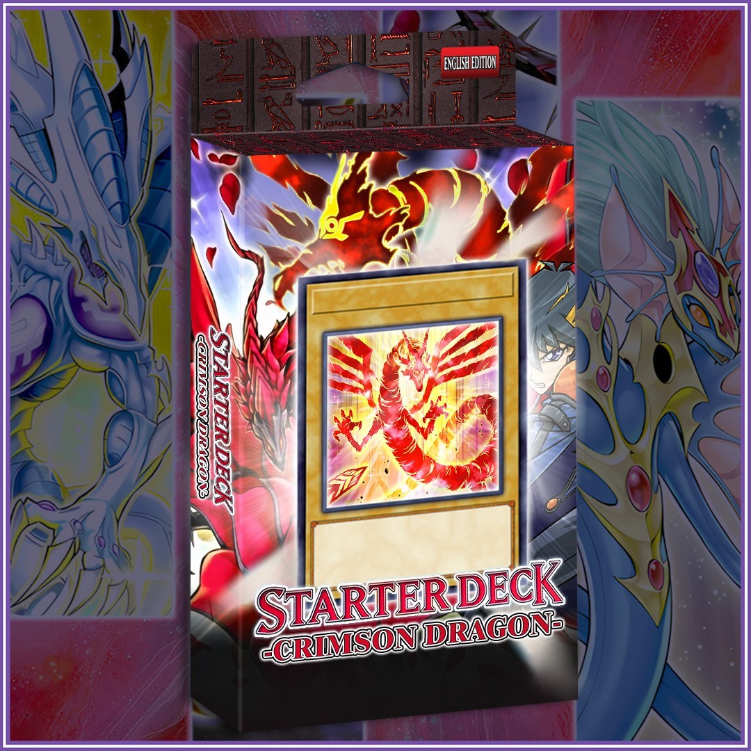 CRIMSON DRAGON YUSEI STARTER DECK 50 | Crimson Tzolkin Stardust Black Red YuGiOh