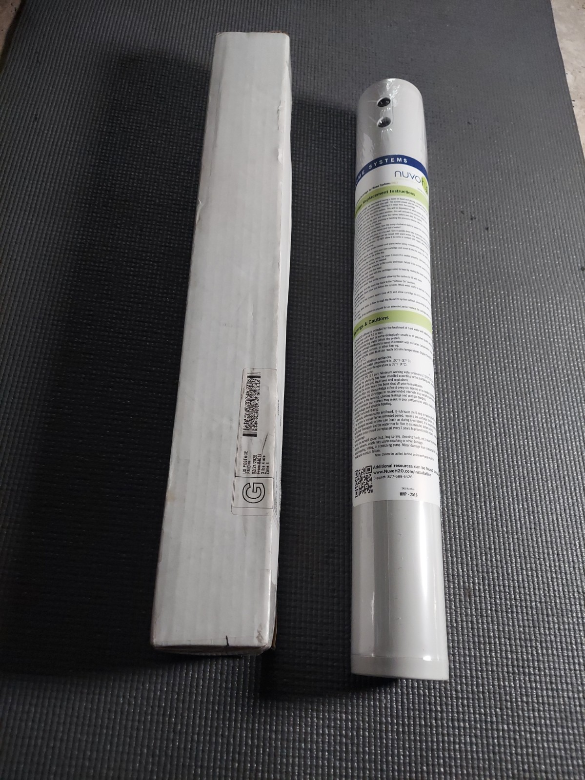 Nuvo h2O Home Water Softener Replacement Cartridge 2.5 Nuvo h2O Home Water Softener Replacement Cartridge 2.5