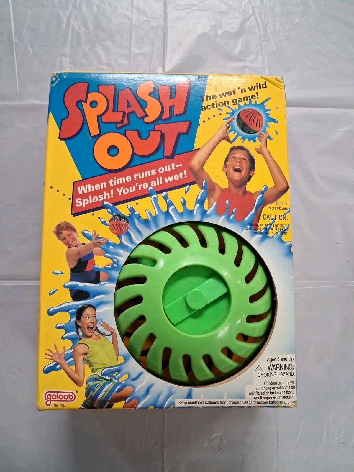 Vintage 1994 Galoob Splash Out The Wet N Wild Action Game Complete in Box