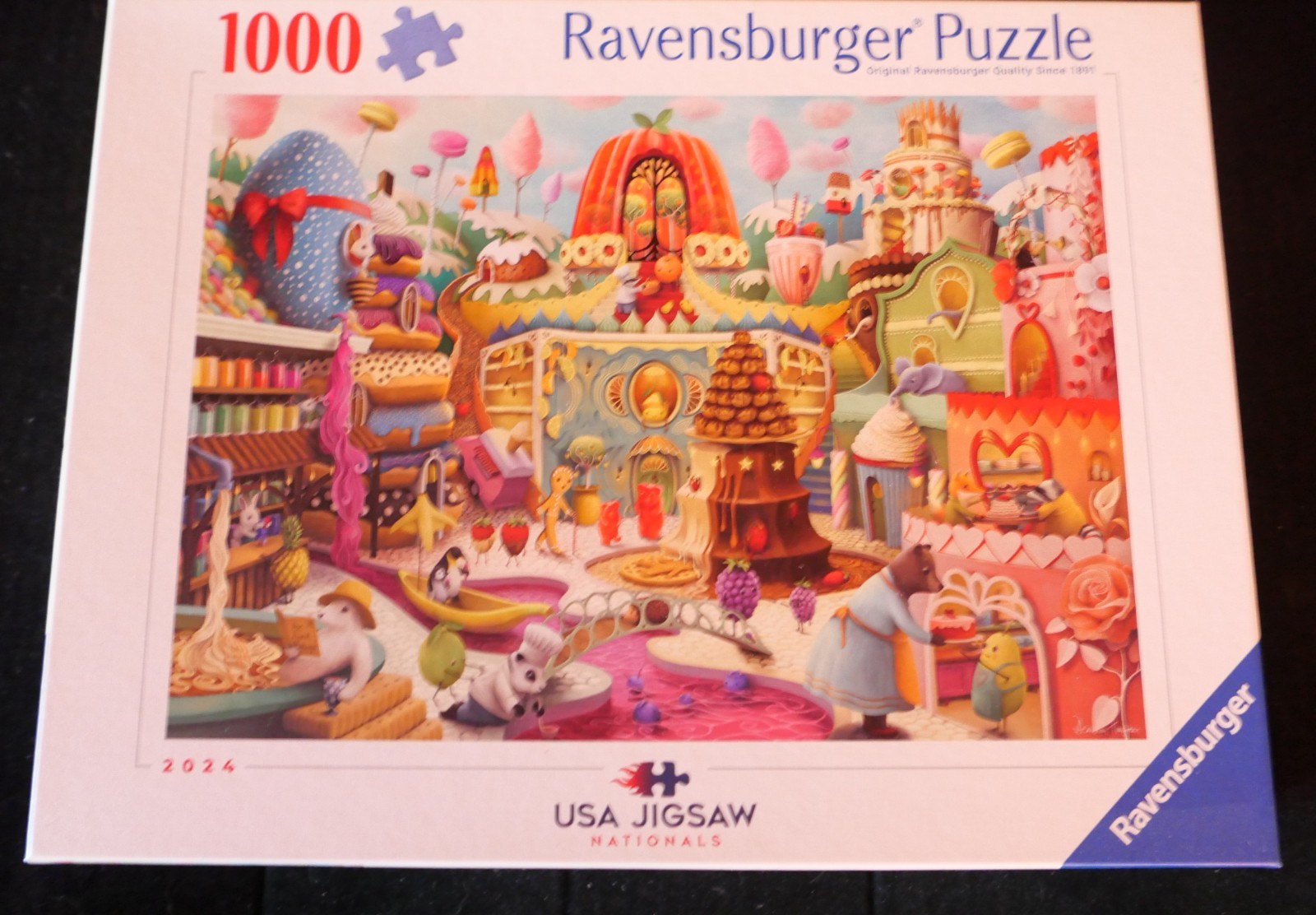 RAVENSBURGER 1000 pc puzzle SWEET STREET by DEMELSA HAUGHTON - BRAND NEW  2024